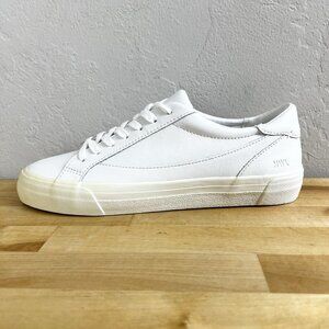 Madewell Sidewalk Low-Top Sneakers All White Shoes Women's Size‎ 8 ND989 FLAWED
